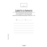 Sicurezza impianti - Libretto di impianto per la climatizzazione estiva e invernale Regione Emilia Romagna - Registro - 48 pagine