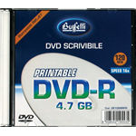 DVD-R - 4,7 GB - slim case - Stampabile inkjet