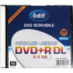 Buffetti - DVD+R DL - 8,5 GB - slim case - Stampabile inkjet