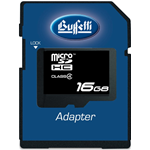 MicroSD con adattatore - 16 GB