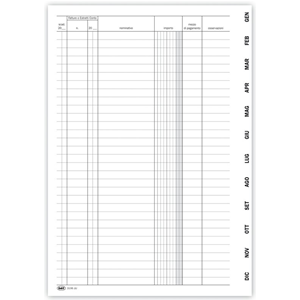Scadenzario 12 Mesi: A4 Scadenzario Annuale per la Registrazione delle  Fatture, dei Pagamenti e delle Scadenze delle Ricevute per l'Ufficio