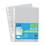 Buste a foratura universale - Polipropilene - 30x22 cm - Office - Spessore medio - goffrata - 50 buste