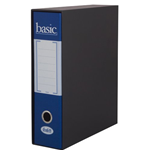 Registratore Basic - Formato Commerciale - Dorso 8 cm - blu