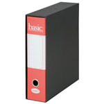 Registratore Basic - Formato Commerciale - Dorso 8 cm - rosso