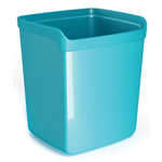 Bicchiere portapenne Plastic Desk - colore celeste