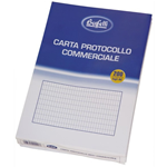 Fogli protocollo - A4 - commerciale - 200 fogli - 60 g