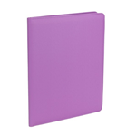 Portablocco Happy Color in similpelle semplice - formato 23,5x32x1,5 cm - Colore: viola
