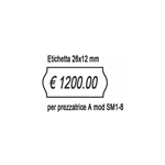 Etichette rimovibili 26 x 12 mm - 1000 etichette